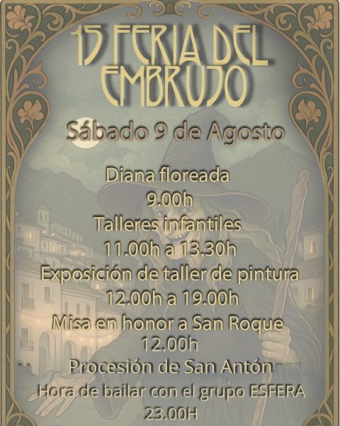 Mercado del Embrujo en Soportújar (Granada) 6 al 8 de Agosto 2025