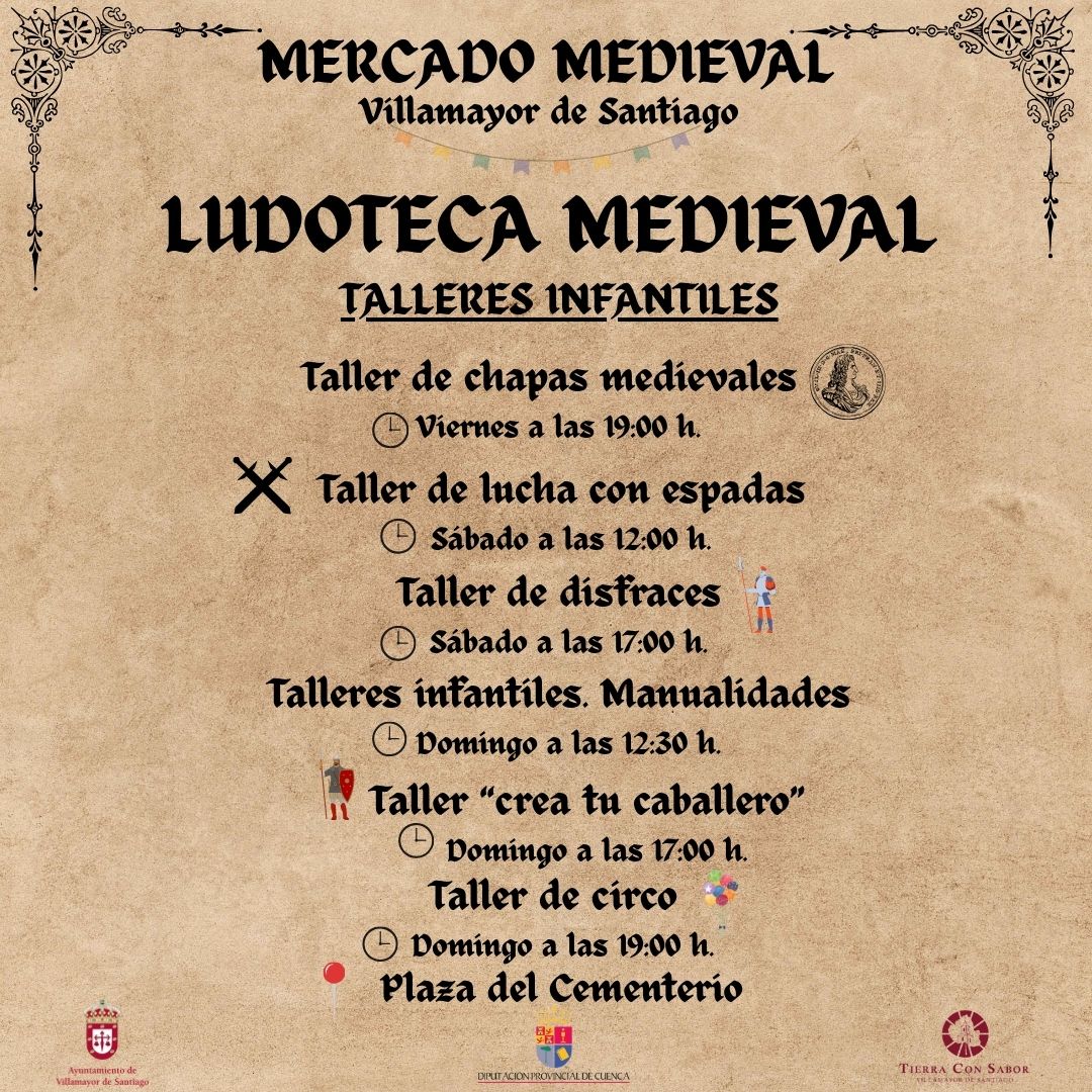 Mercado Medieval de Villamayor de Santiago (Cuenca) 3 al 5 de Octubre 2025