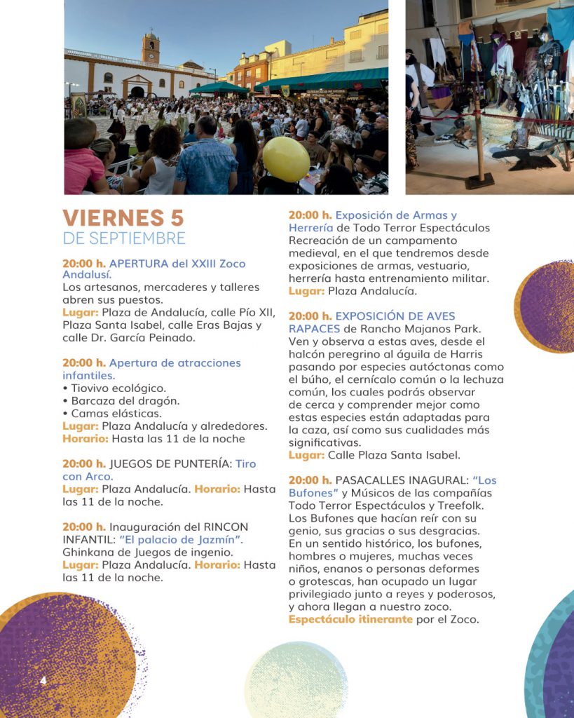 XXIII Zoco Andalusí de Huétor Tájar (Granada) 5 al 7 de Septiembre 2025