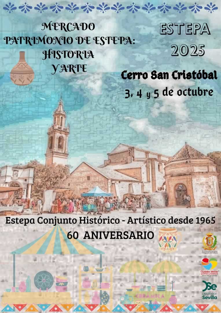 Mercado Temático en Estepa (Sevilla) 3 al 5 de Octubre 2025
