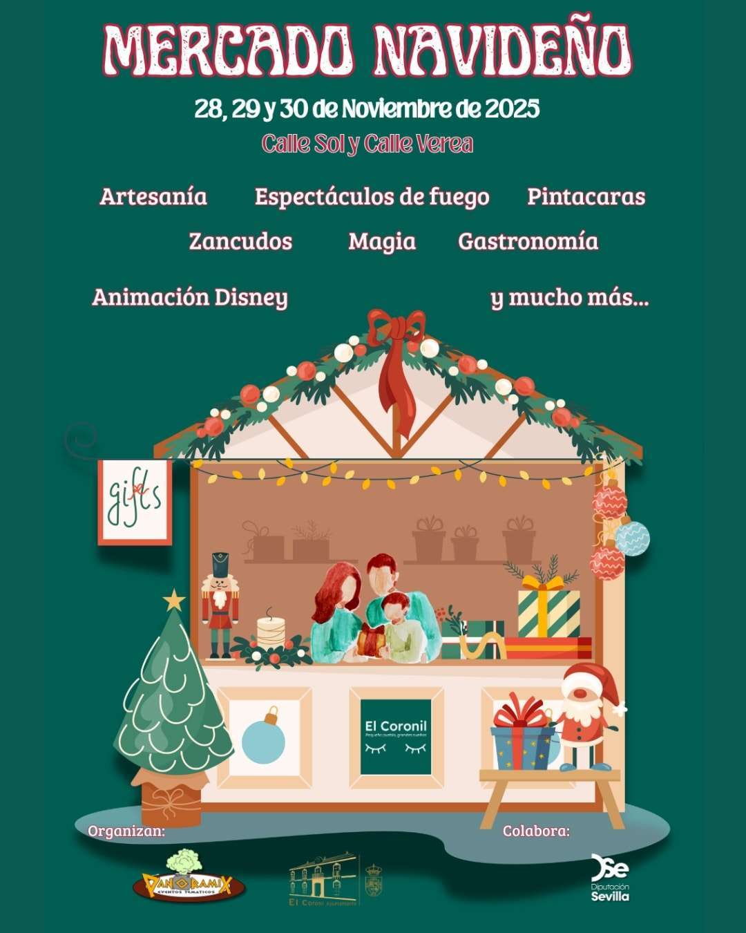 Mercado Navideño Infantil en El Coronil (Sevilla) 2025