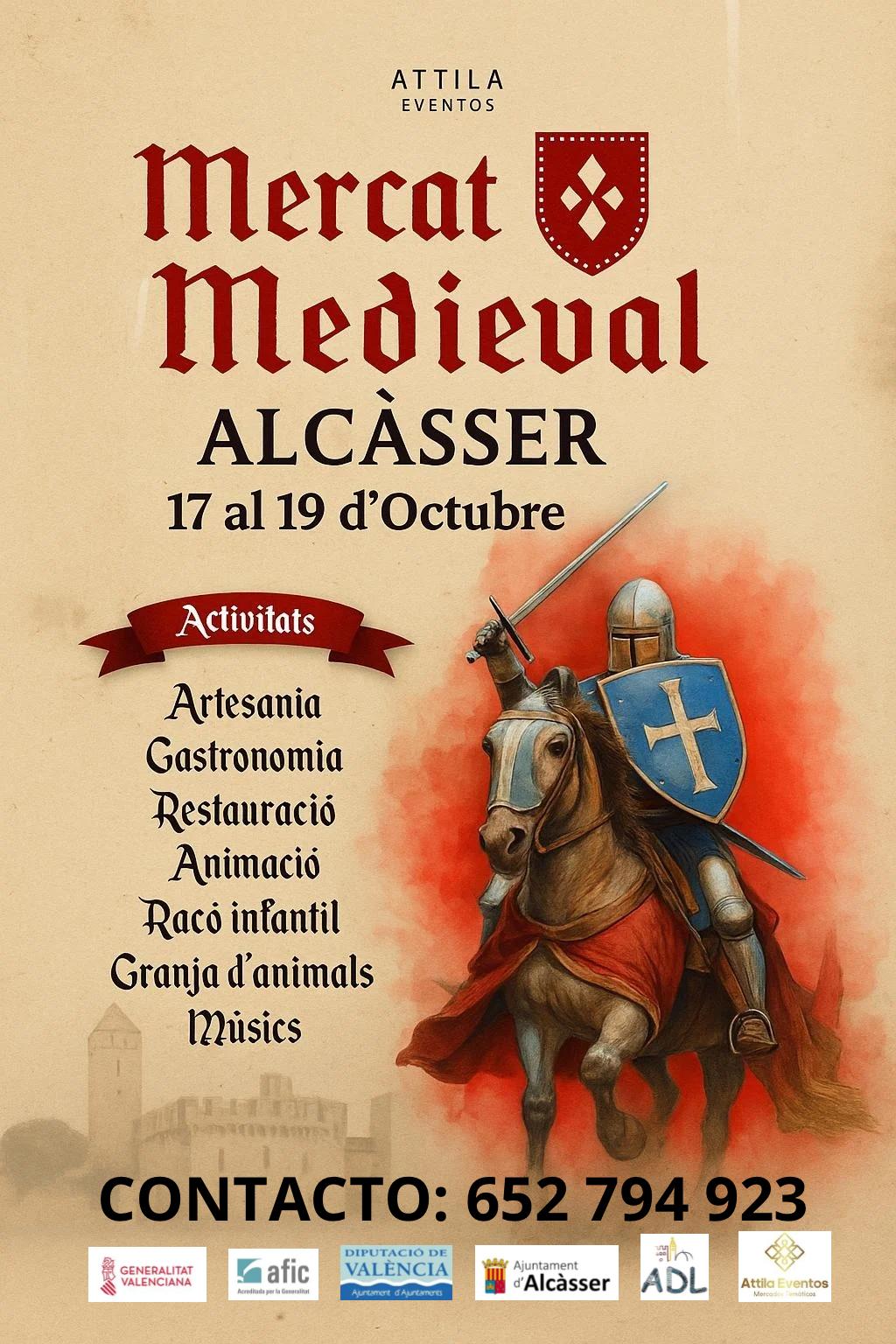 Mercat Medieval d’Alcàsser 2025 Valencia