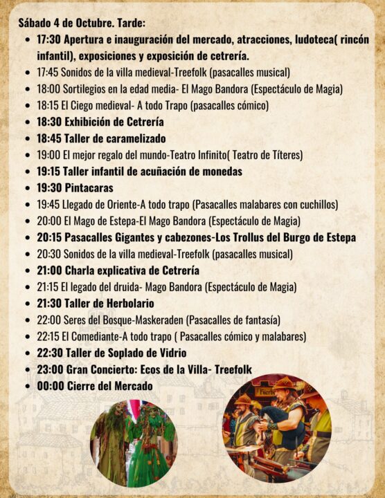 Mercado Temático en Estepa (Sevilla) 3 al 5 de Octubre 2025