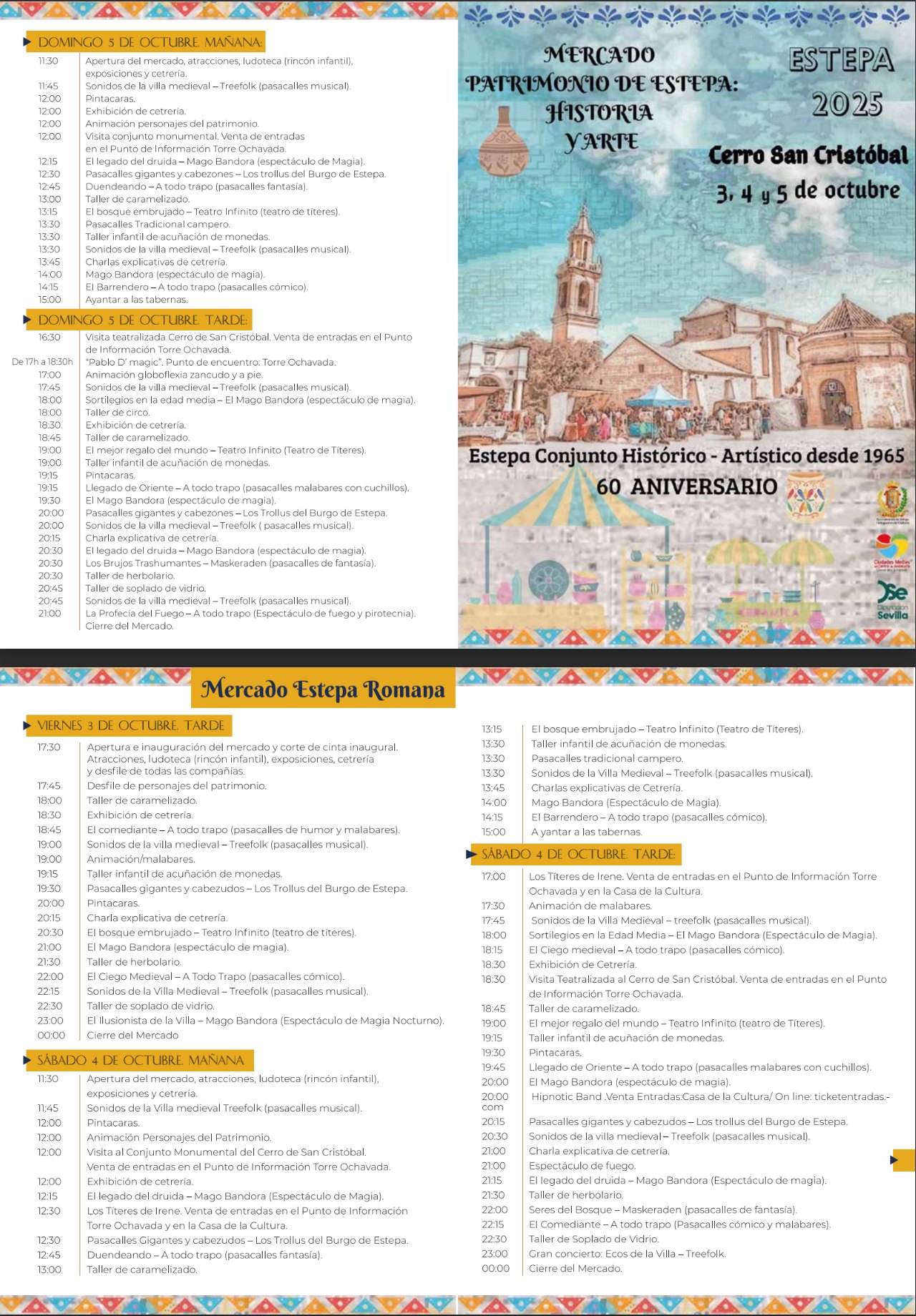 Mercado Temático en Estepa (Sevilla) 3 al 5 de Octubre 2025