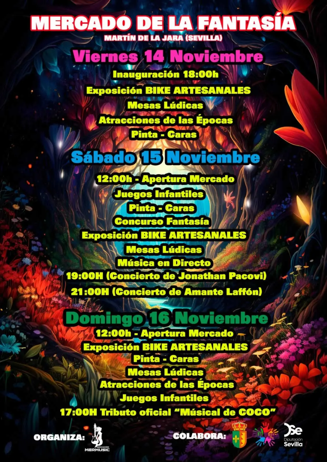 Mercado de la Fantasía en Martín de la Jara (Sevilla) 21 al 23 de Noviembre 2025