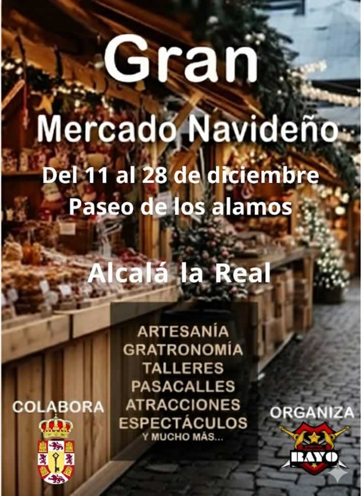 Mercado Navideño de Alcalá la Real 2025 – Jaen