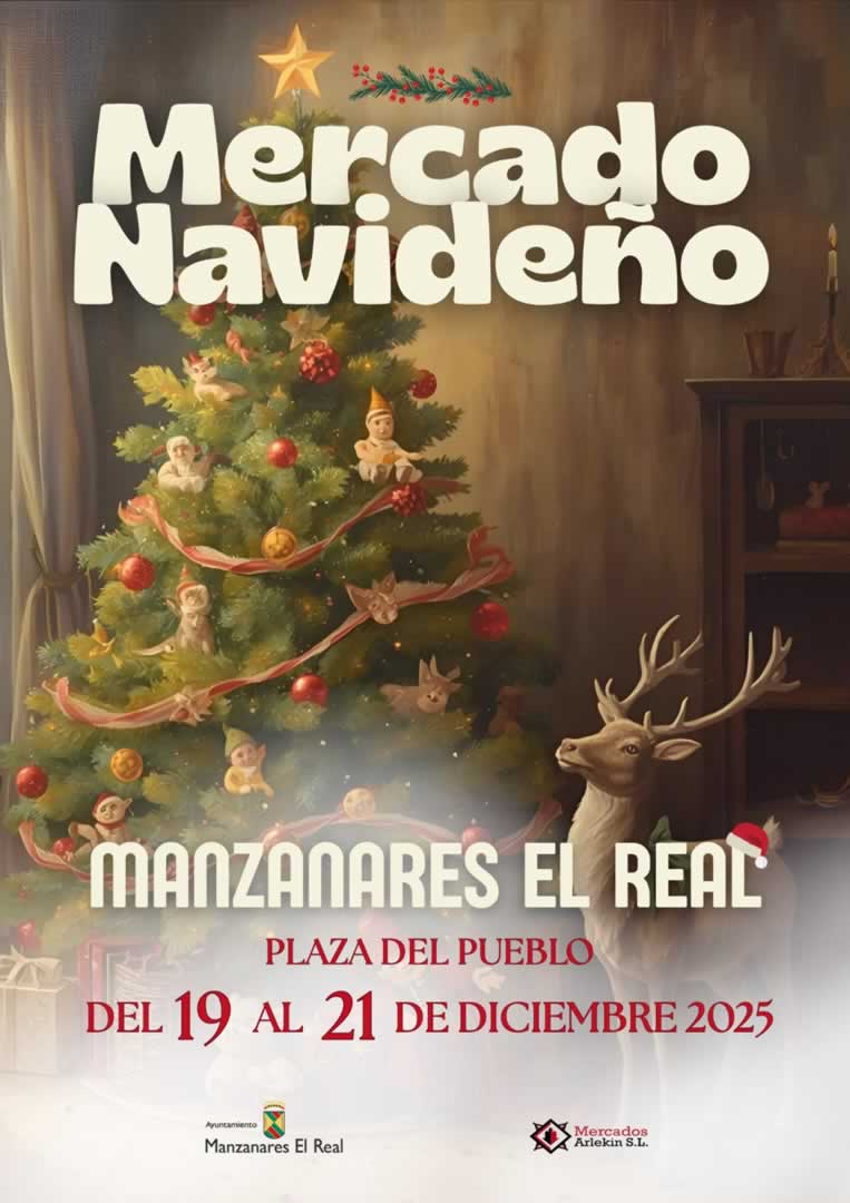 Mercado de Navidad en Manzanares El Real 2025 | Madrid