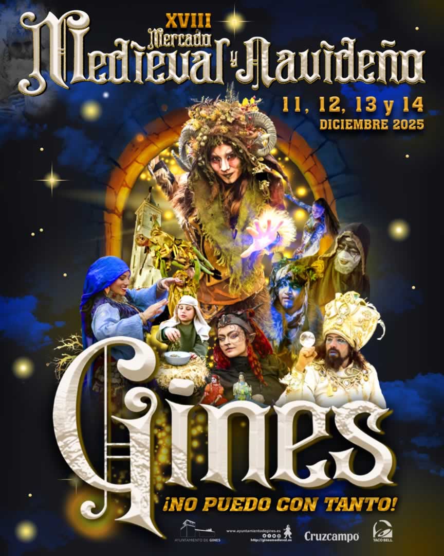 Mercado Medieval y Navideño de Gines, Sevilla 2025