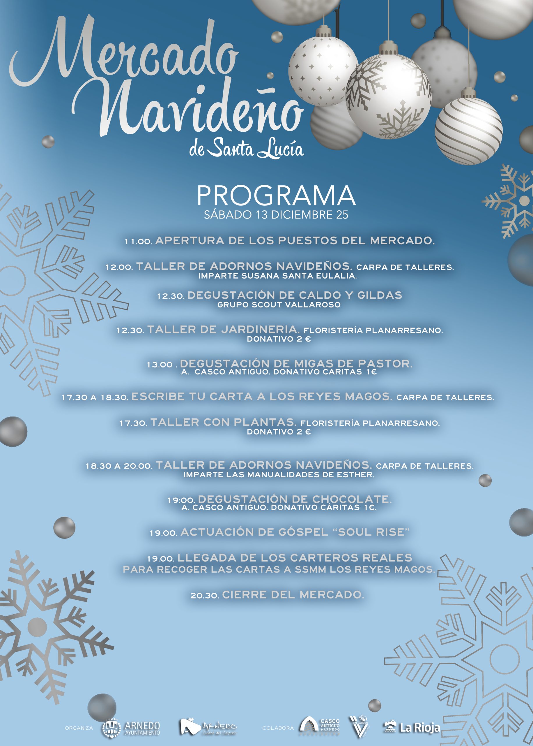 Mercado Navideño de Arnedo (La Rioja) 13 de Diciembre 2025