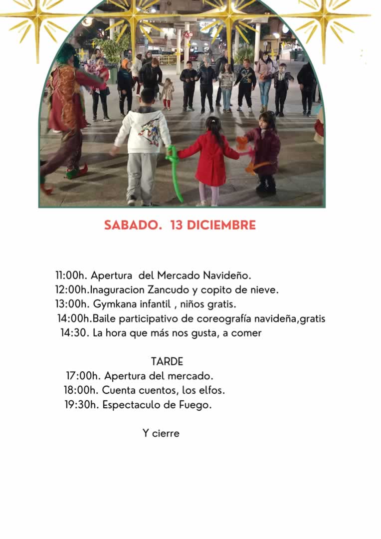 Mercado Navideño en Archena (Murcia) 13 al 14 de Diciembre 2025