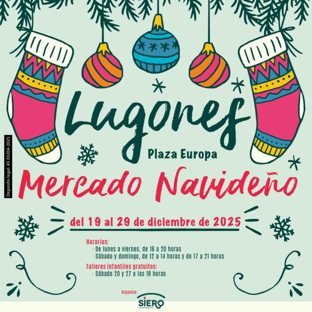MERCADO NAVIDEÑO DE LUGONES – SIERO (ASTURIAS) 2025