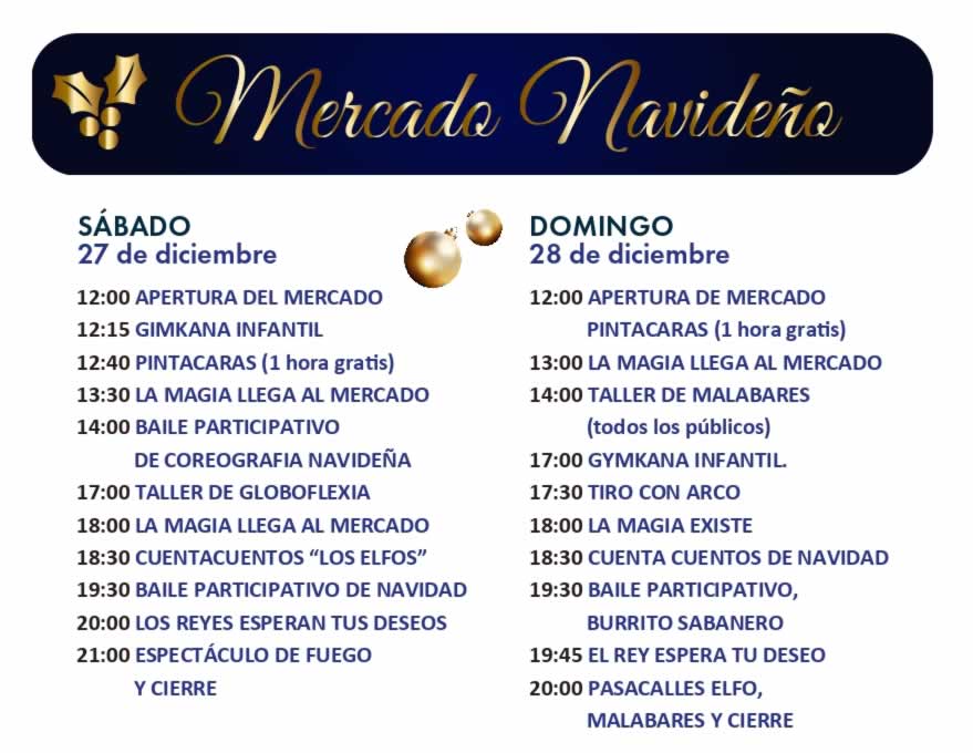 Mercado Navideño de Villalobón (Palencia) 27 al 28 de Diciembre 2025