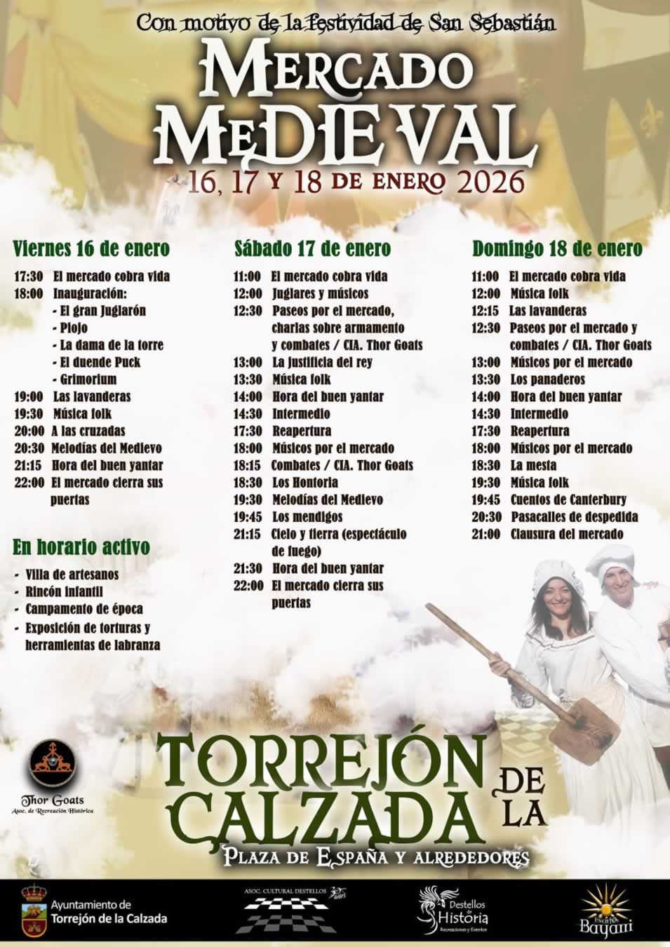 Mercado Medieval de Torrejón de la Calzada (Madrid) 2026