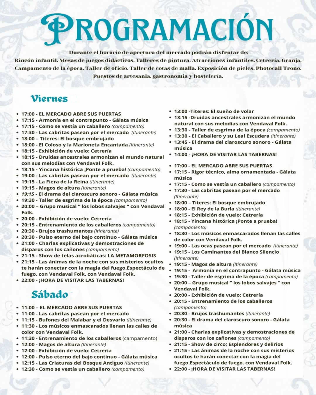 Mercado Barroco de Huércal-Overa (Almería) 2026