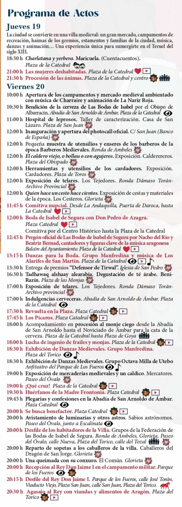 Mercado Medieval-Bodas de Isabel de Segura en Teruel 2026