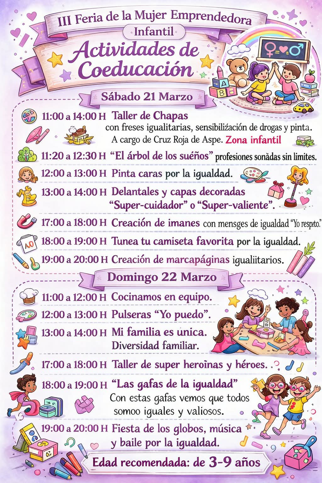 NUEVA FECHA - 3ª Feria de la Mujer de Aspe (Alicante) 2026