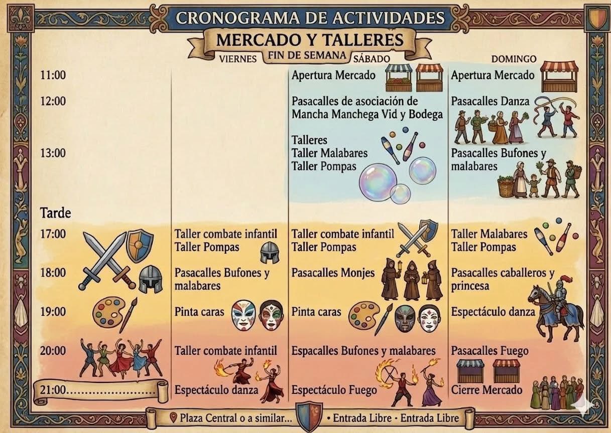 3er Mercado Medieval en Horcajo de los Montes (Ciudad Real) 2026