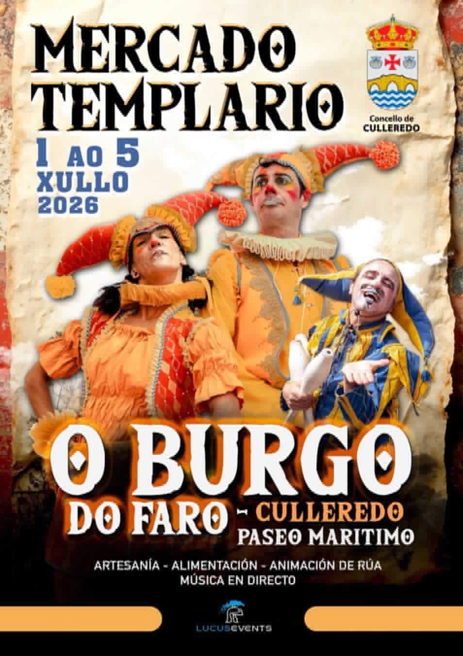 Mercado Templario de O Burgo en Culleredo (A Coruña) 2026