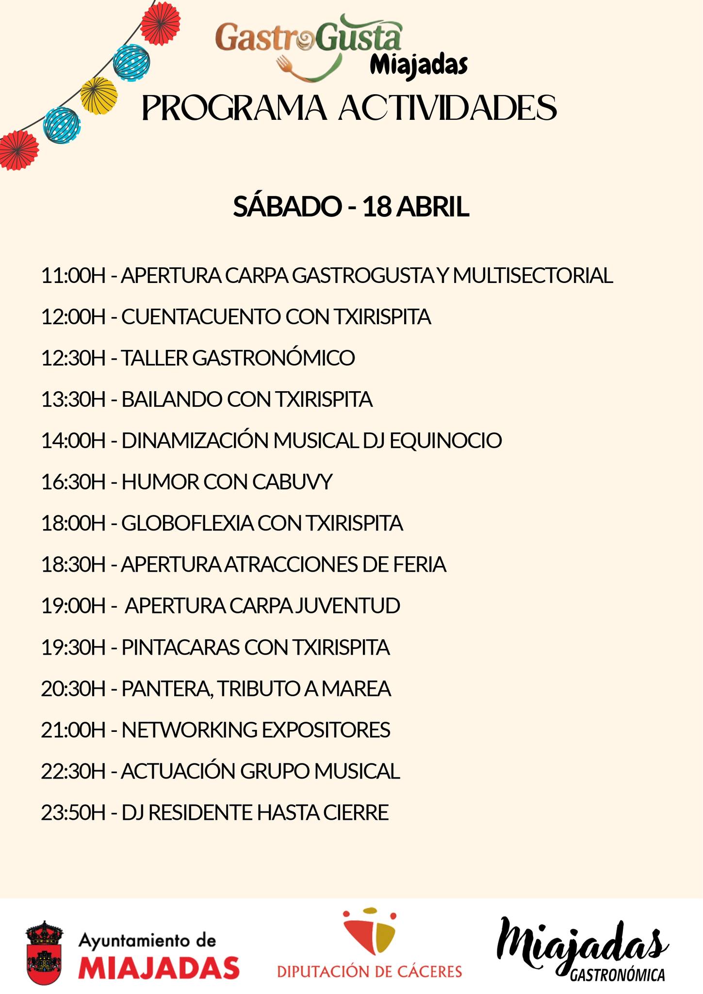 GastroGusta en Miajadas (Cáceres) 2026