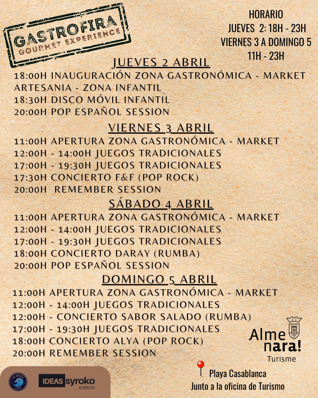 Gastrofira Gourmet Experience Almenara (Castellón) 2026
