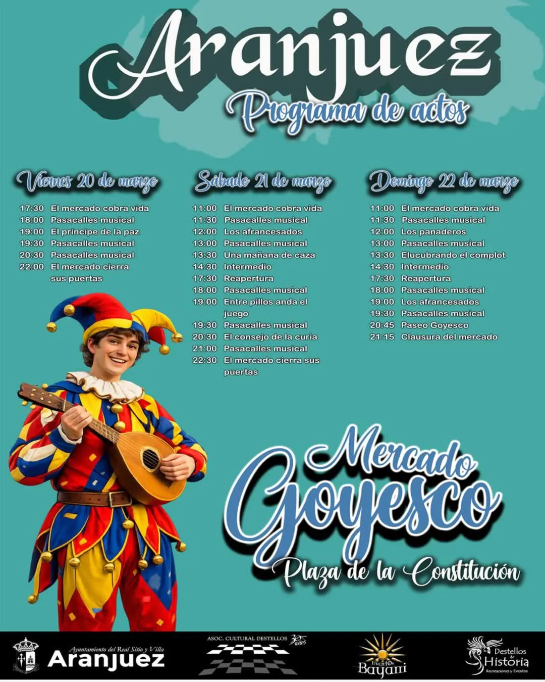 Mercado Goyesco de Aranjuez (Madrid) 2026