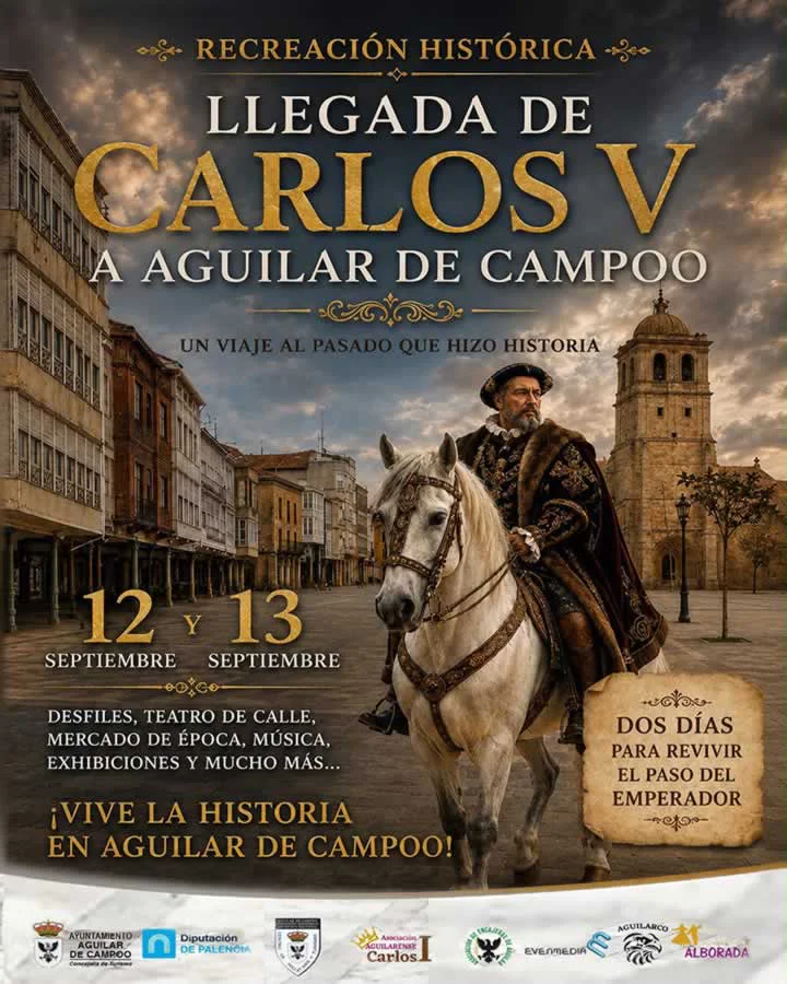 Mercado Carlos V en Aguilar de Campoo 2026 (Palencia)
