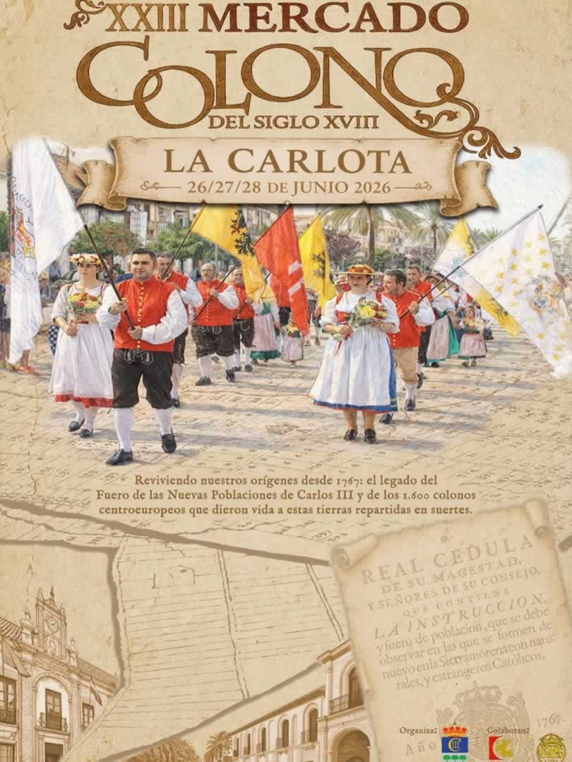 Mercado Colono de la Ilustración de La Carlota 2026 (Córdoba)