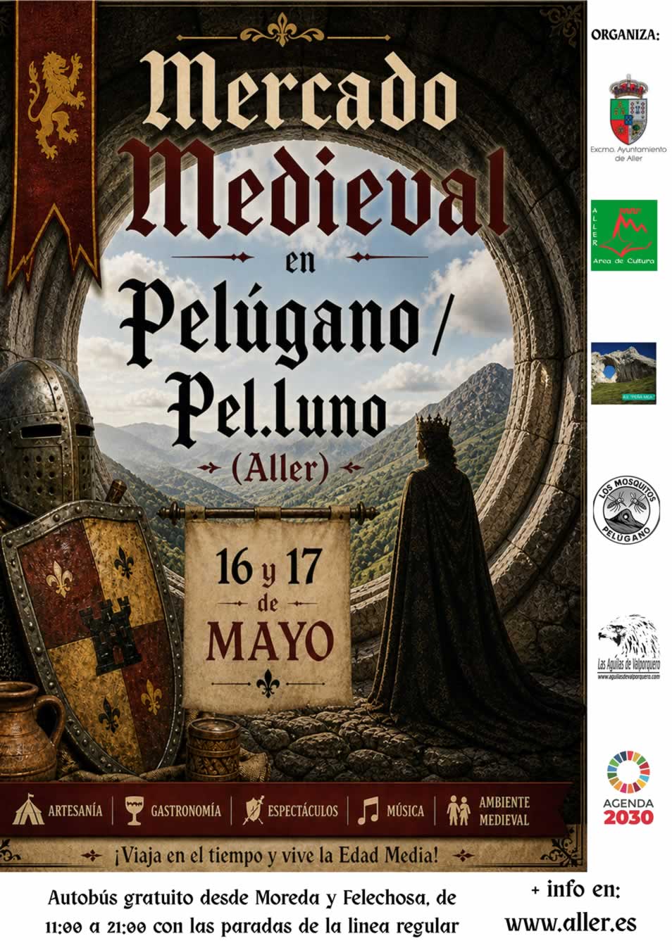 Mercado Medieval de Pelúgano / Aller 2026 (Asturias)