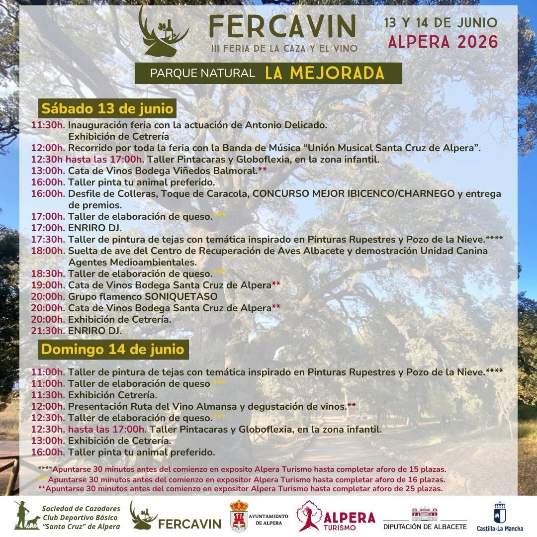 FERCAVIN en Alpera 2026 (Albacete)