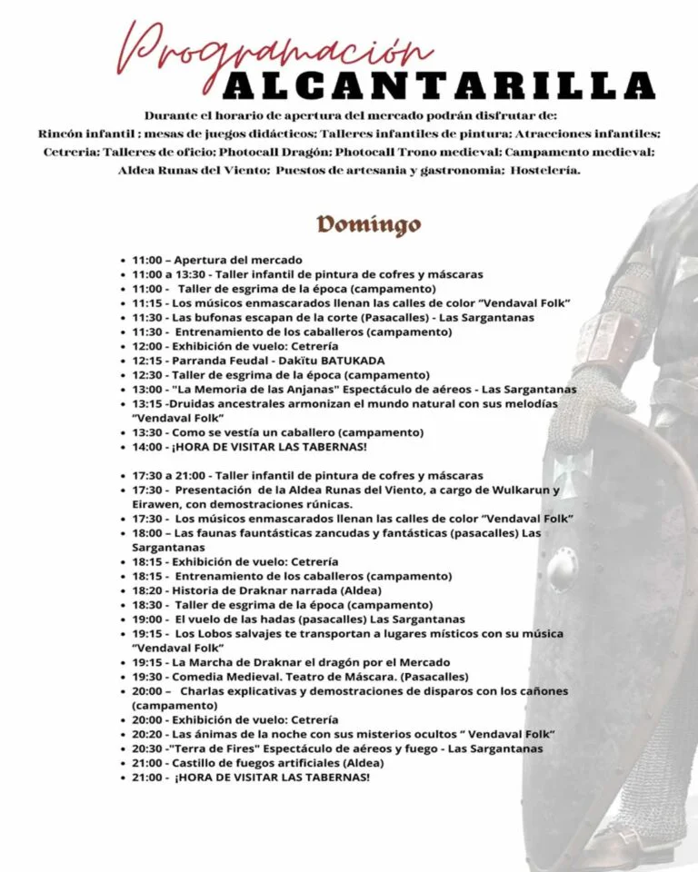 Mercado Medieval de Alcantarilla (Murcia) 2026