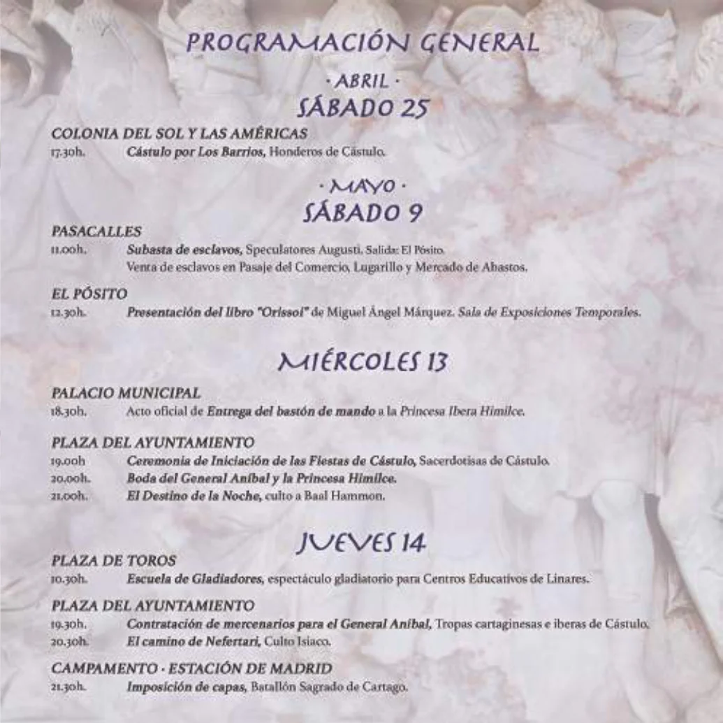 XIII Fiestas ibero romanas de Cástulo