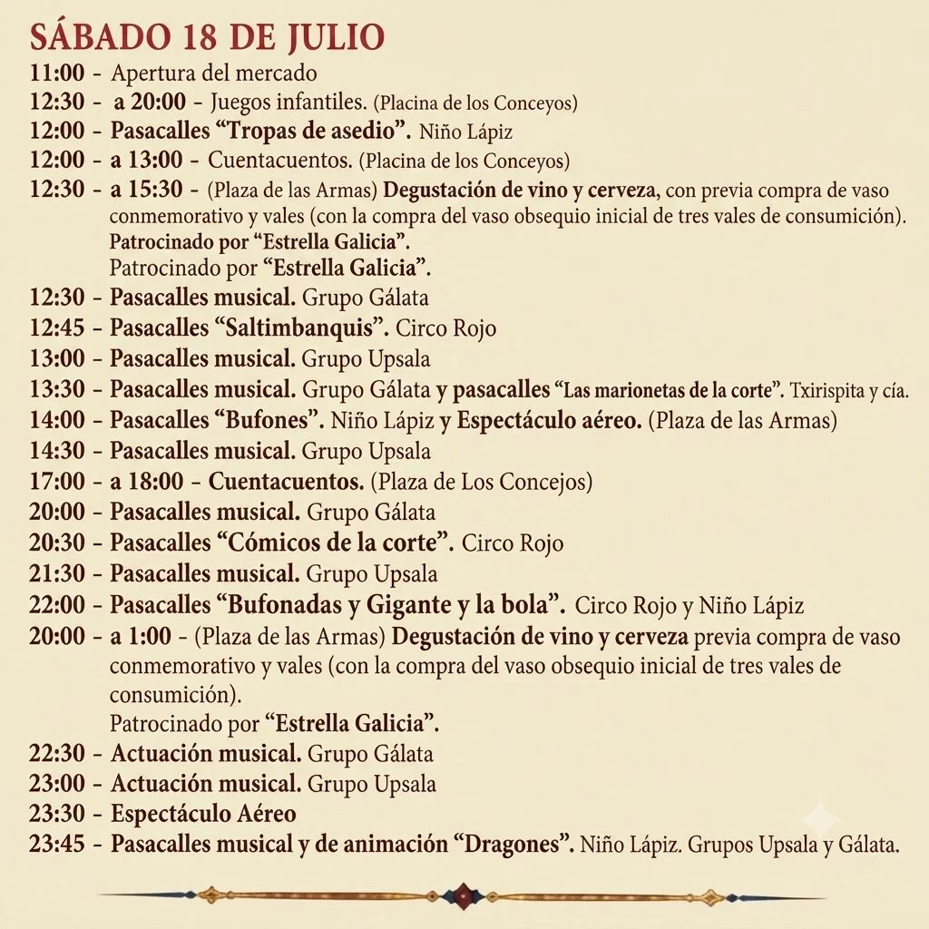 Mercado medieval de Navia 2026 (Asturias)