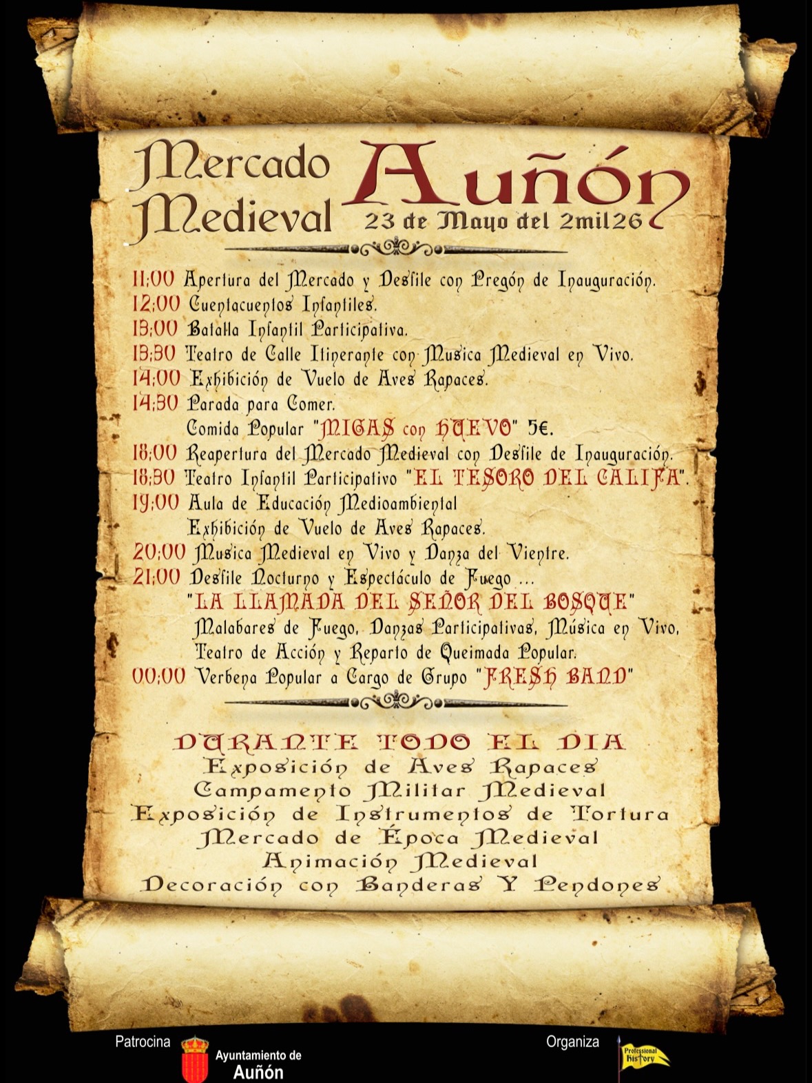 Mercado Medieval de Auñon (Guadalajara)