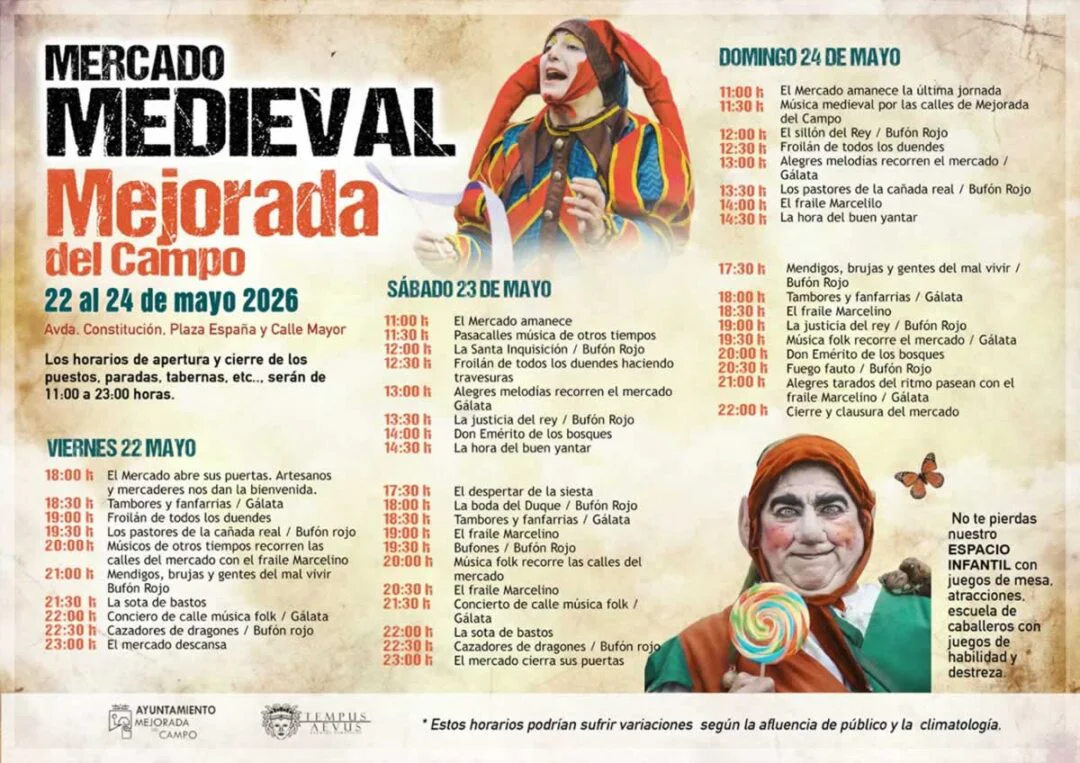 Mercado Medieval de Mejorada del Campo 2026 (Madrid)