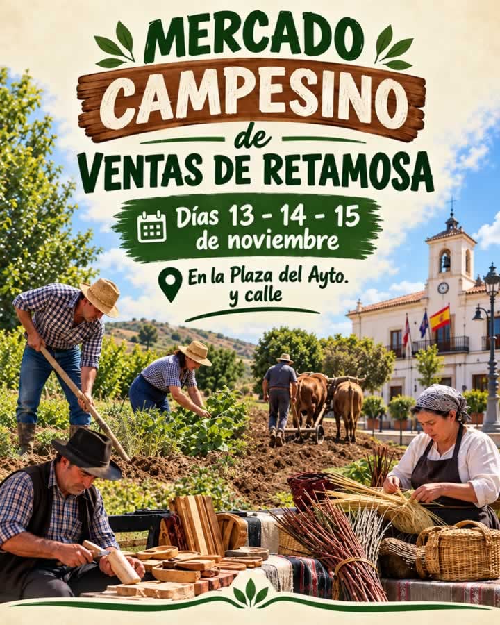 Mercado Campesino en Las Ventas de Retamosa 2026 (Toledo)