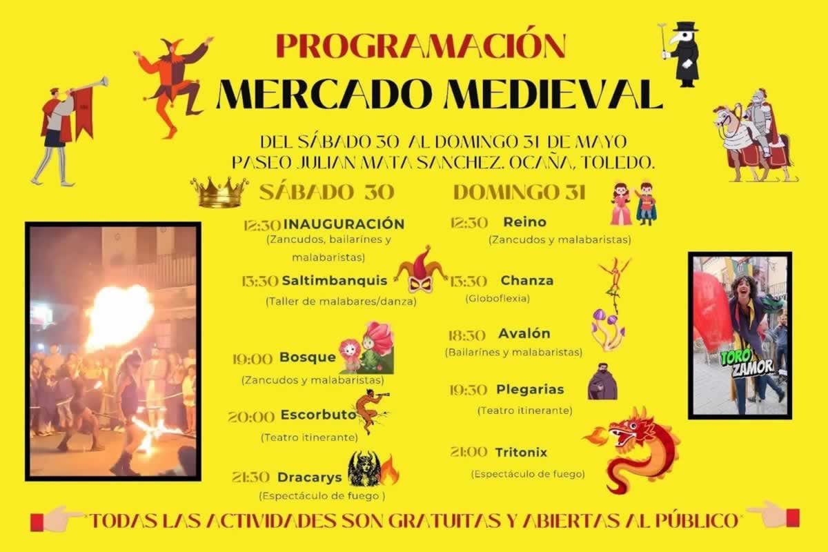 Mercado Medieval en Ocaña 2026 (Toledo)