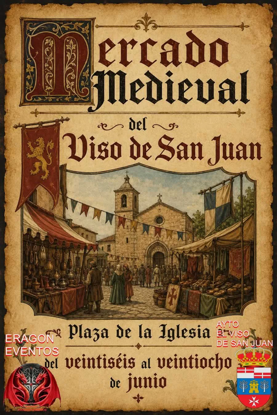 Mercado Medieval de El Viso de San Juan 2026 (Toledo)