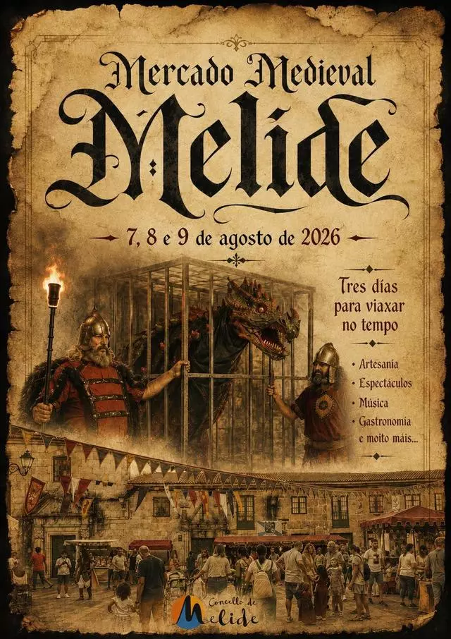 Mercado Medieval en Melide 2026 (La Coruña)