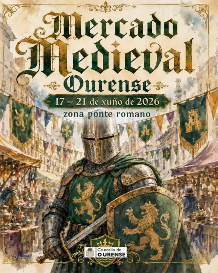 Mercado Medieval en Ourense 2026