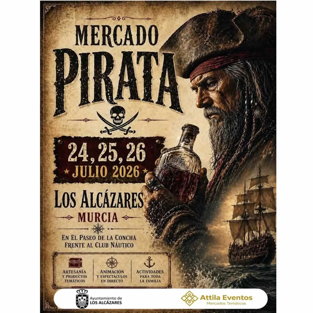 Mercado Pirata en Los Alcázares 2026 (Murcia)