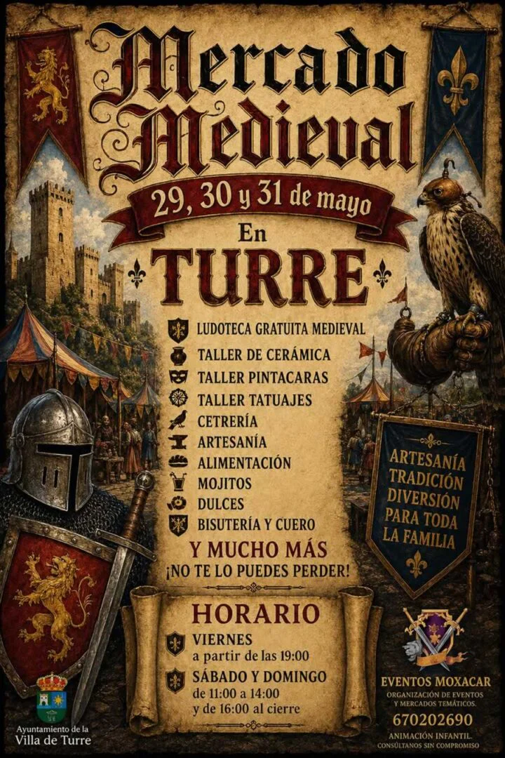 Mercado medieval de Turre (Almería) 2026