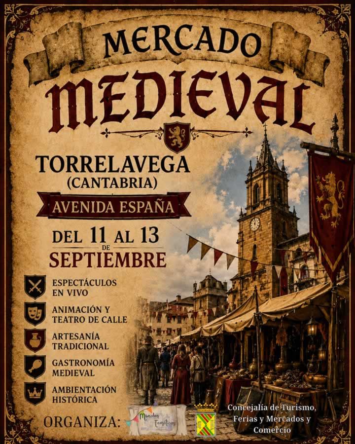 Mercado medieval de Torrelavega 2026 (Cantabria)