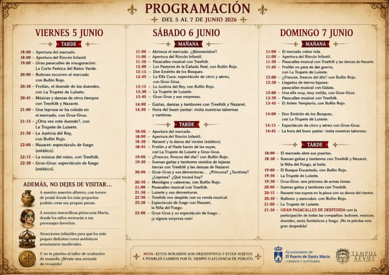 Mercado Medieval de El Puerto de Santa María 2026 ( Cádiz )