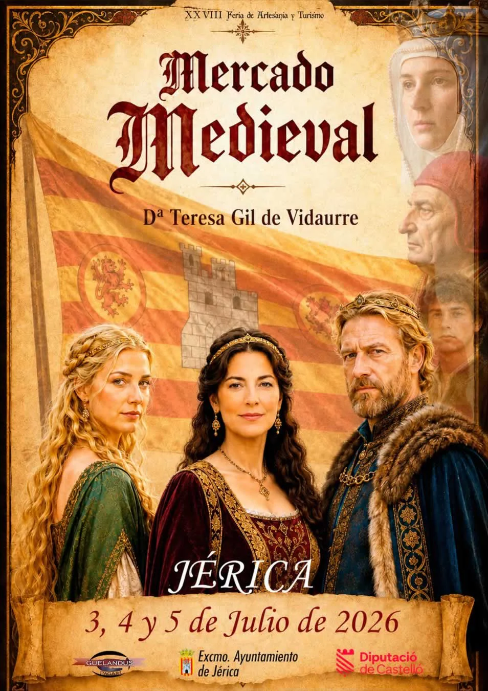 Mercado Medieval ‘Dª Teresa Gil de Vidaurre’ de Jérica (Castellón) 2026
