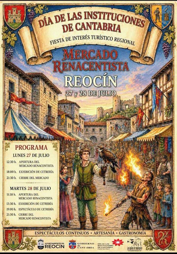 Mercado Renacentista de Reocín (Cantabria) 2026