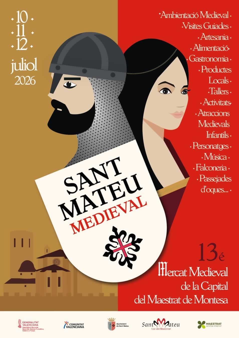 Mercado Medieval de Sant Mateu 2026 (Castellón)