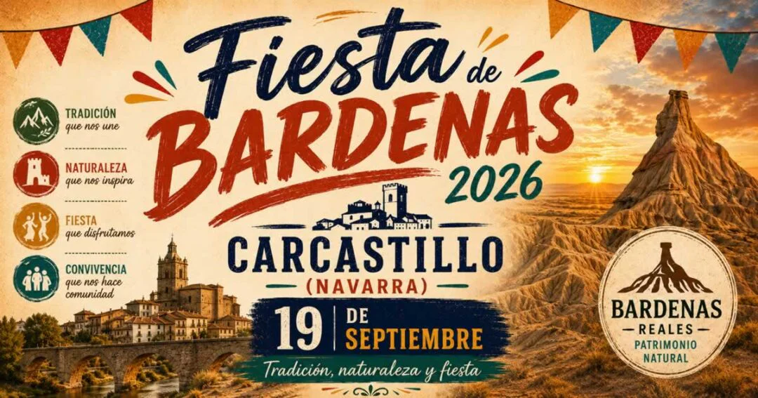 Fiesta de Bardenas 2026 en Carcastillo (Navarra)