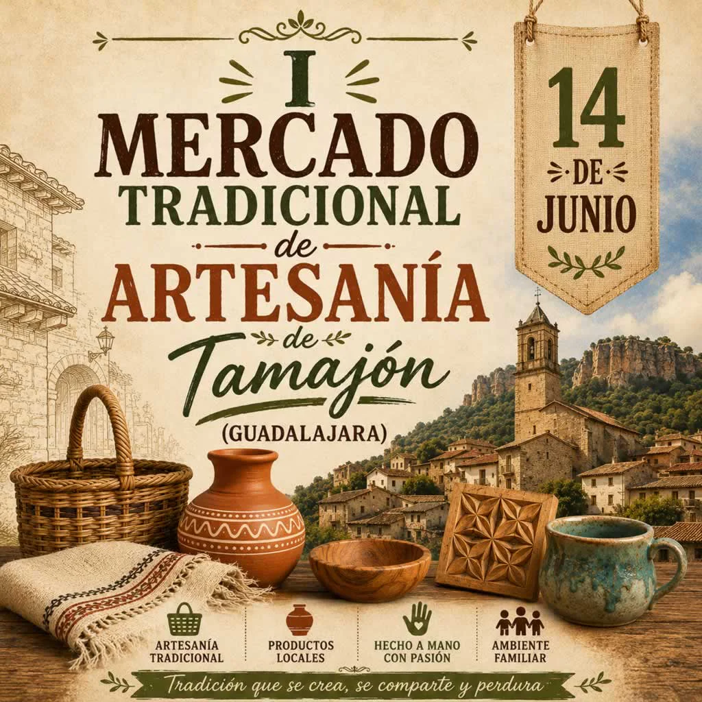 I Mercado Tradicional de Artesanía de Tamajón (Guadalajara) 2026