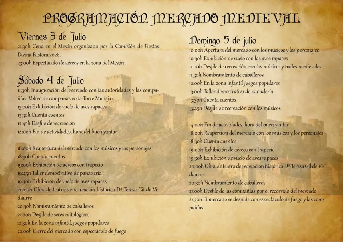 Mercado Medieval ‘Dª Teresa Gil de Vidaurre’ de Jérica (Castellón) 2026