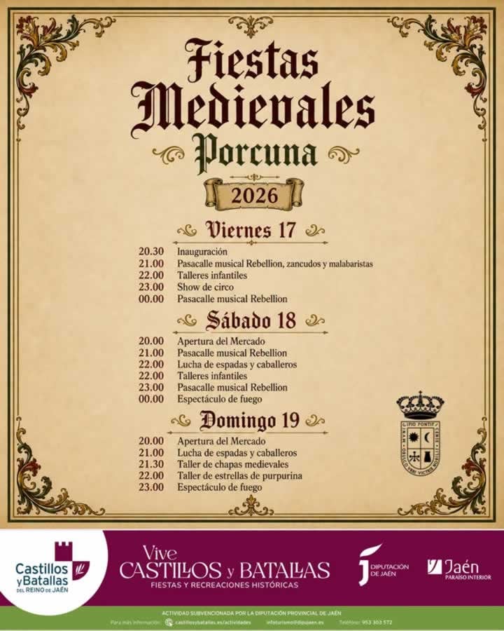 Mercado Medieval de Porcuna (Jaén) 2026